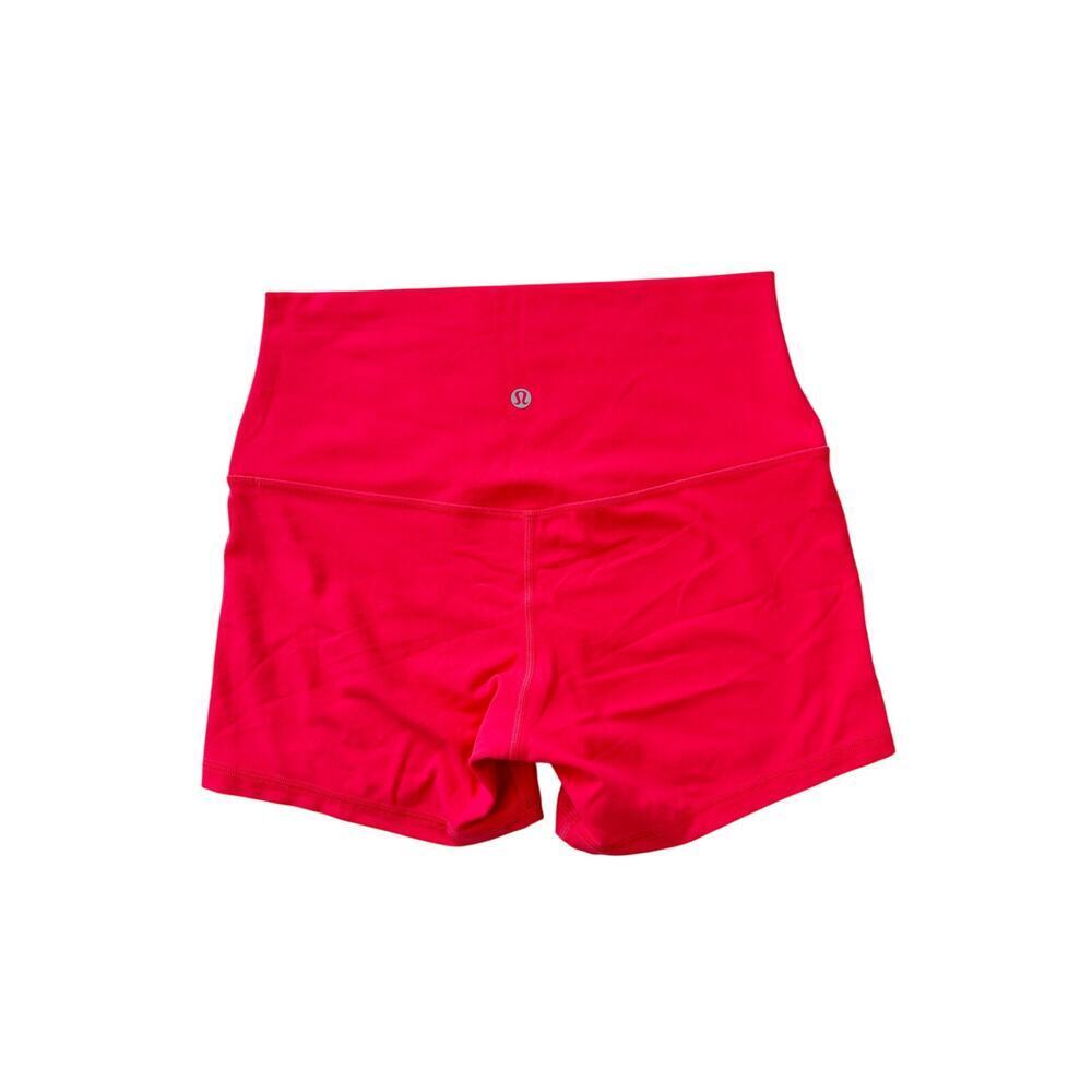 lululemon pink align high rise shorts - size 8, 4" - Picture 3 of 6